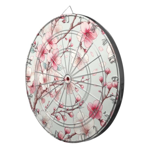 Cherry Blossom Dartscheibe (Vorderseite rechts)