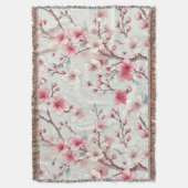 Cherry Blossom Decke (Vorderseite Vertikal)