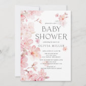 Cherry Blossom Delight Baby Shower Einladungen (Vorderseite)