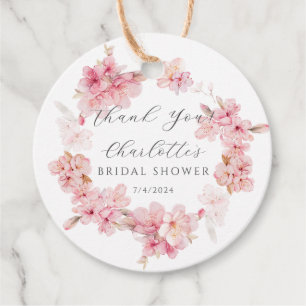 Cherry Blossom Delight Brautparty Geschenkanhänger