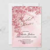 Cherry Blossom Delight Bridal Dusche Einladung (Vorderseite)