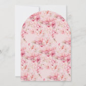 Cherry Blossom Delight Bridal Dusche Einladung (Rückseite)