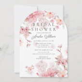 Cherry Blossom Delight Bridal Dusche Einladung (Vorderseite)
