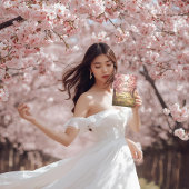 Cherry Blossom Delight Bridal Dusche Einladung