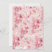 Cherry Blossom Delight Bridal Dusche Einladungen (Rückseite)