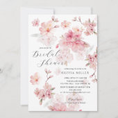 Cherry Blossom Delight Bridal Dusche Einladungen (Vorderseite)