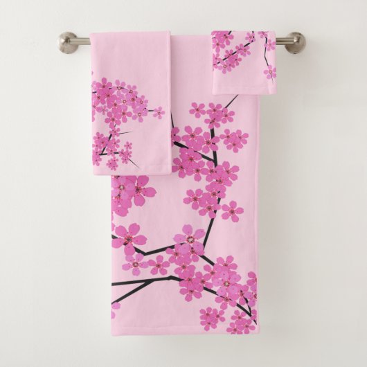 Cherry Blossom Design - Set im Badezimmer (Insitu)
