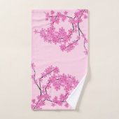 Cherry Blossom Design - Set im Badezimmer (Handtuch)