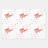 Cherry Blossom Dream: Koi Fish Art Print Geschenkpapier Set (Vorderseite 3)