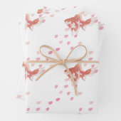 Cherry Blossom Dream: Koi Fish Art Print Geschenkpapier Set (Beispiel)