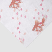Cherry Blossom Dream: Koi Fish Art Print  Seidenpapier (Detail)