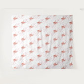 Cherry Blossom Dream: Koi Fish Art Print Wandteppich (Vorderseite (Horizontal))