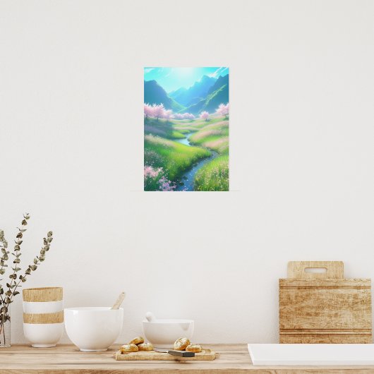 Cherry Blossom Dreams Poster (Küche)