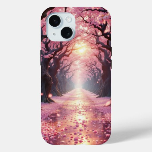 Cherry Blossom Dreams: The Path of Pink Light Case-Mate iPhone Hülle (Rückseite)