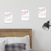Cherry Blossom Dua Print Set – Ramadan Wall Art  (Schlafzimmer)