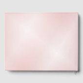 Cherry Blossom Dusty Pink Chinese Wedding Gästebuch (Rückseite)