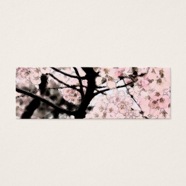 Cherry Blossom Edited Lesezeichen (Vorderseite)