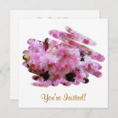CHERRY BLOSSOM EINLADUNG (Vorne/Hinten)