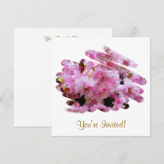 CHERRY BLOSSOM EINLADUNG (Vorne/Hinten)