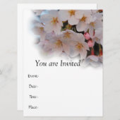 Cherry Blossom Einladung (Vorne/Hinten)