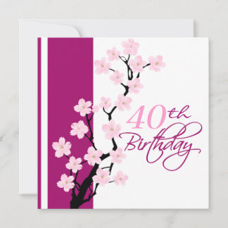 Cherry Blossom | Einladung zum Geburtstag
