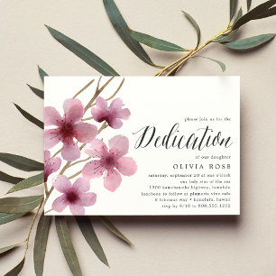 Cherry Blossom Einladung zur Kinderbetreuung