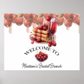 Cherry Blossom Elegance Bridal Dusche Benutzerdefi Poster (Vorne)