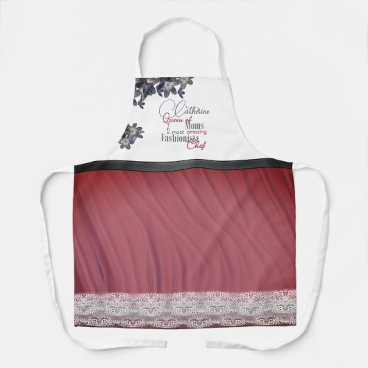 Cherry Blossom Elegance Mother Schürze (Vorderseite)