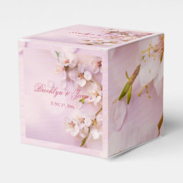 Cherry Blossom Elegant Wedding Favor Box Geschenkschachtel