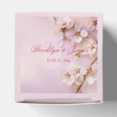 Cherry Blossom Elegant Wedding Favor Box Geschenkschachtel (Oben)