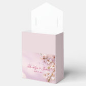 Cherry Blossom Elegant Wedding Favor Box Zent Geschenkschachtel (Geöffnet)