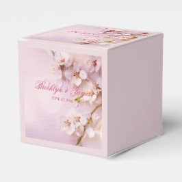 Cherry Blossom Elegant Wedding Favor Boxes Geschenkschachtel