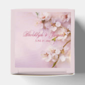 Cherry Blossom Elegant Wedding Favor Boxes Geschenkschachtel (Oben)