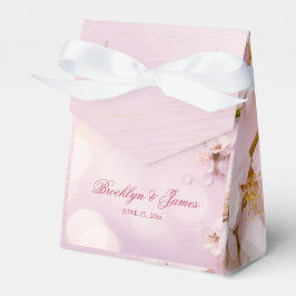Cherry Blossom Elegant Wedding Favor Boxes Geschenkschachtel