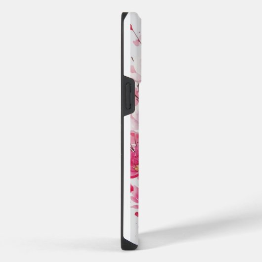 Cherry Blossom Elegante - Blumendesign iPhone Hülle (Rechte Seite)
