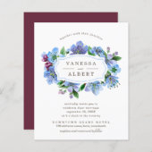 Cherry Blossom Eleganter Rahmen BUDGET Hochzeit (Vorne/Hinten)