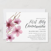 Cherry Blossom | Erste kommunale Party Einladung (Vorderseite)