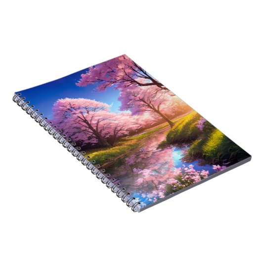 Cherry Blossom Euphoria Notizblock (Rechte Seite)