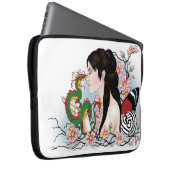 Cherry Blossom Fairy Dragon Freundschaft Laptopschutzhülle (Vorne Rechts)