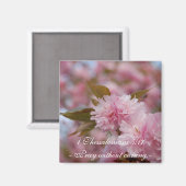 Cherry Blossom Faith Magnet (Vorderseite/Rückseite)