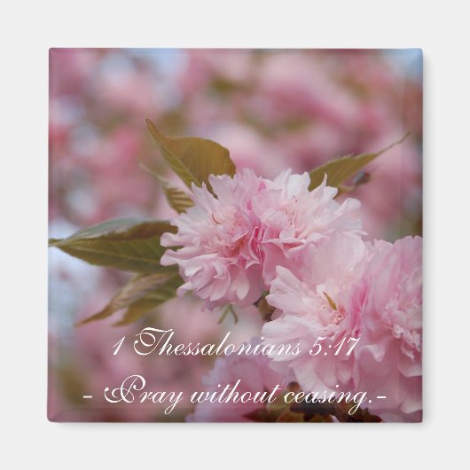 Cherry Blossom Faith Magnet (Vorne)