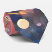 Cherry Blossom Fantasy Art Krawatte (Gerollt)