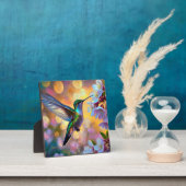 Cherry Blossom Fantasy Hummingbird Fotoplatte (InSitu)