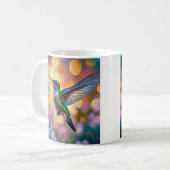 Cherry Blossom Fantasy Hummingbird Kaffeetasse (Vorderseite Links)