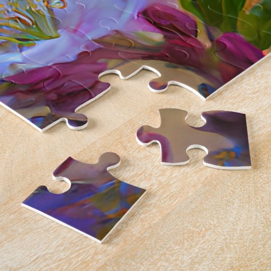 Cherry Blossom Fantasy Hummingbird Puzzle (Seite)