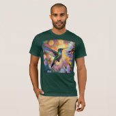 Cherry Blossom Fantasy Hummingbird T-Shirt (Vorne ganz)