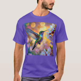 Cherry Blossom Fantasy Hummingbird T-Shirt