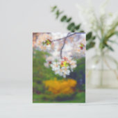 Cherry Blossom Fantasy Postkarte (Stehend Vorderseite)