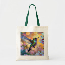 Cherry Blossom Fantasy Sunrise Hummingbird Tragetasche