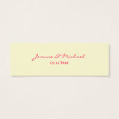 Cherry Blossom Favor Tag (Rückseite)